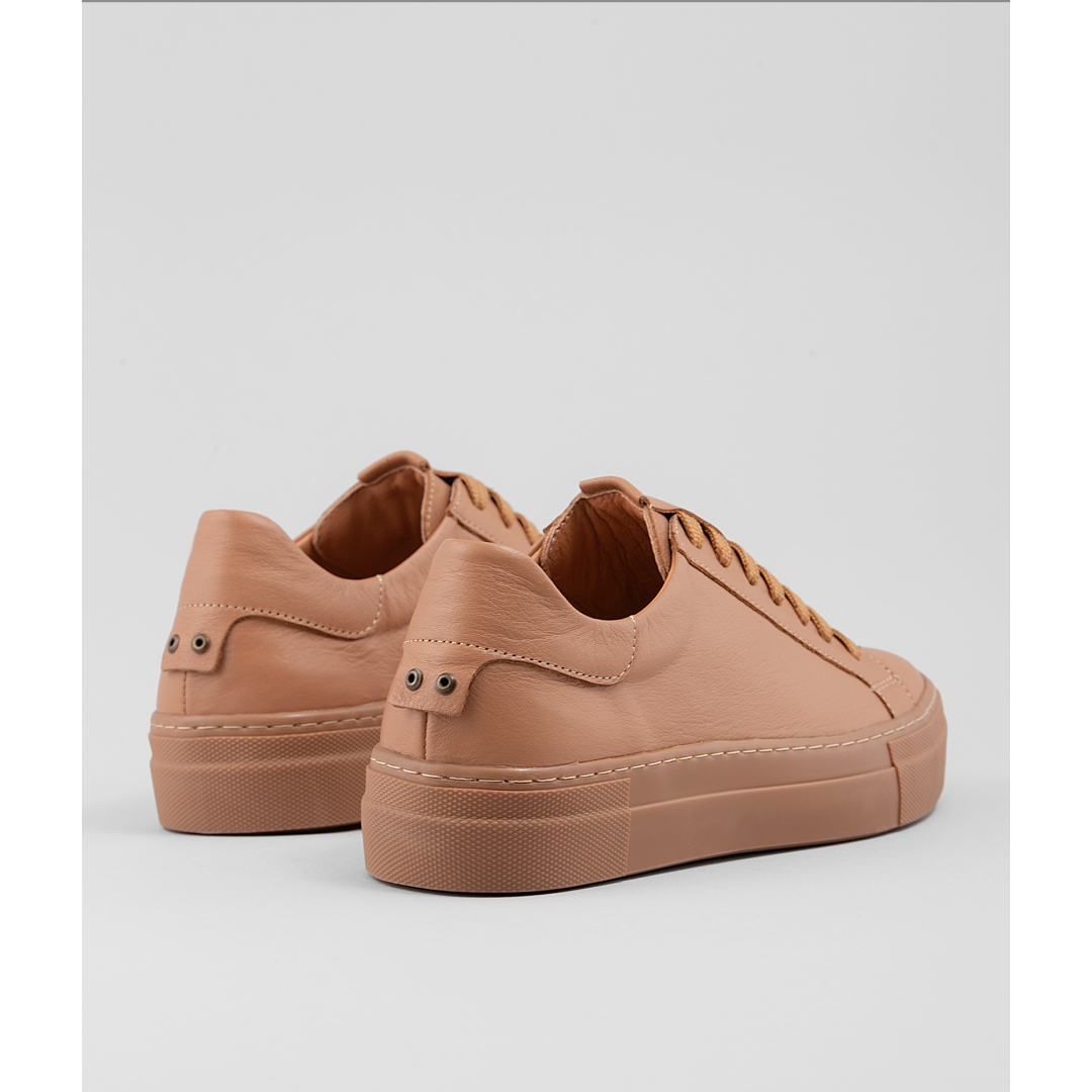 NUDE DERİ KADIN SNEAKER